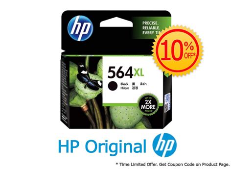 Buy Original Hp 564xl Black High Yield Ink Cartridge Cn684wa Free