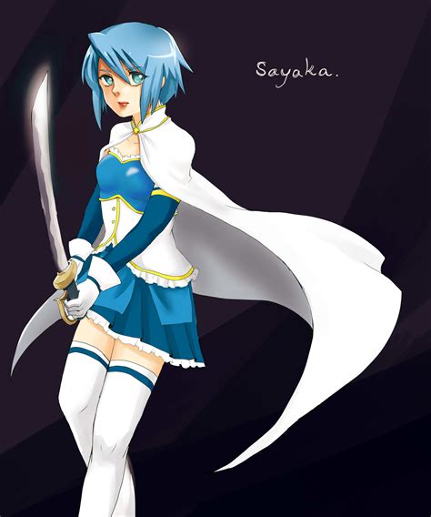 Miki Sayaka Mahou Shoujo Madokamagica Image By Pixiv Id Zerochan Anime