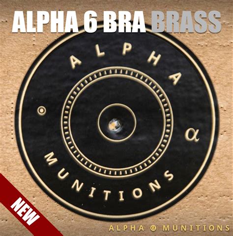 Alpha Munitions 6 Bra Brass Ocd Altus Shooting Solutions