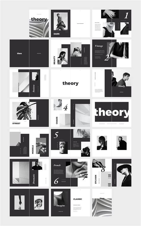 Theory Creative Portfolio Photobook Design Portfolio Design Layout