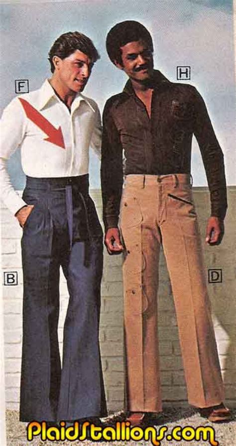 in the 1970s real men wore flared trousers and flowery t shirts how cool do these guys look