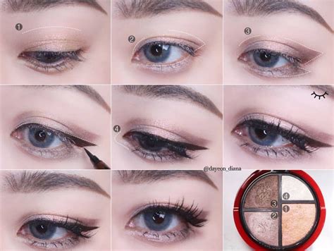 Korean Style Eye Makeup Steps Eye Makeup Steps Natural Eye Makeup
