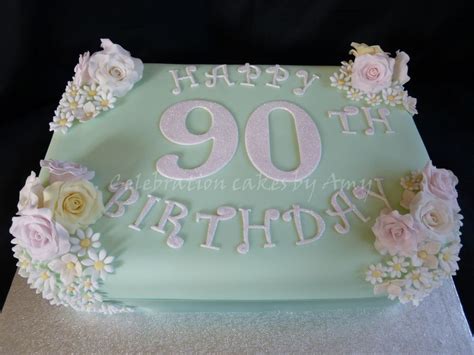 Ladies 90th Birthday Cake October Birthday Parties Grandmas Birthday