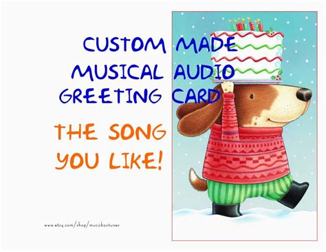Even add a personal video ! Custom Singing Birthday Cards Singing Card Custom Made ...