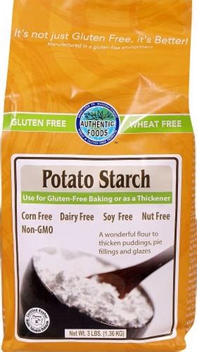 Authentic Foods Potato Starch Flour Gluten Free 3 Lbs Harris Teeter