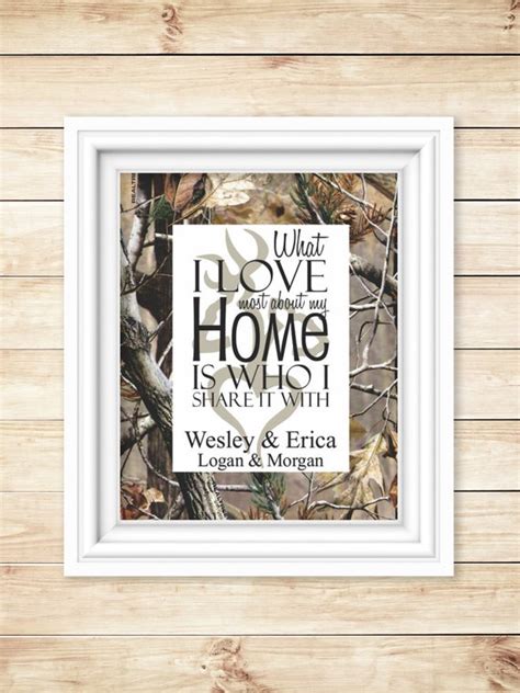 But it doesn't have to be. Camo Housewarming Camo Home Decor Camo by BluffViewDesign