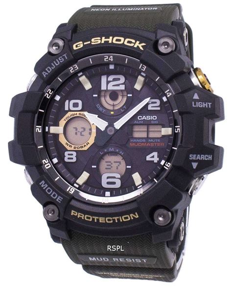 The altitude measured by the watch and the course obtained from a smartphone's gps are automatically recorded to an app. Casio G-Shock Mudmaster Tough Solar 200M GSG-100-1A3 ...