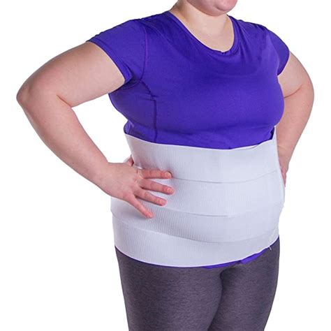 Buy Braceability Ultra Plus Size Abdominal Tummy Wrap Compression Stomach Girdle To Slim