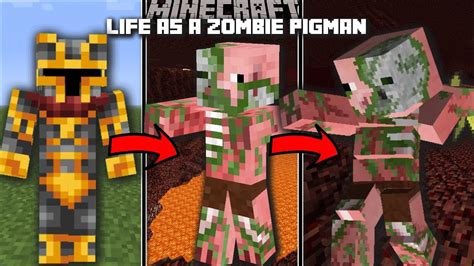 They've announced the new piglin, but does that mean the zombie pigmen are being removed? Minecraft LIFE AS A ZOMBIE PIGMAN MOD / SURVIVE IN THE ...