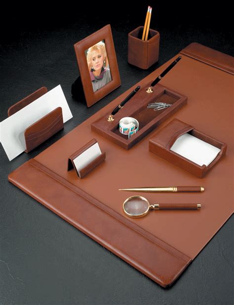 Tan Leather Conference Sets Leather Conference Pad Set