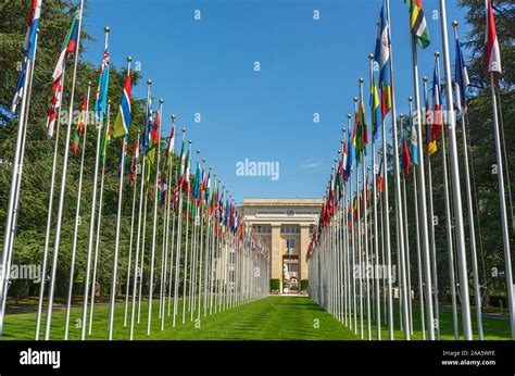 Switzerland Palace Of Nations Home Of United Nations Office In Geneva