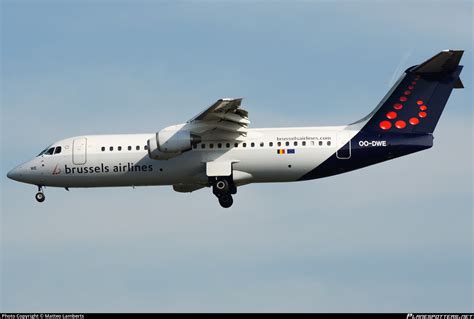 Oo Dwe Brussels Airlines British Aerospace Avro Rj100 Photo By Matteo