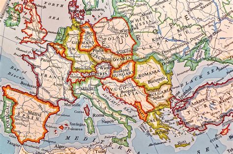 Europe Map Wallpaper 4k