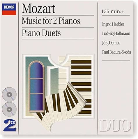 Mozart Music For 2 Pianospiano Duets Uk Music