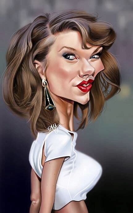 Taylor Swift By Armagan Yuksel Celebrity Caricatures Caricatures Of