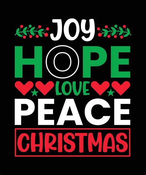 Joy Hope Love Peace Christmas 9103234 Vector Art At Vecteezy