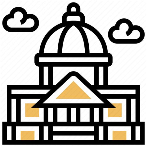 Building Capitol Congress Government Usa Icon