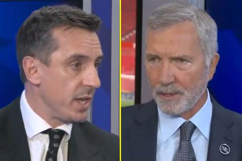 Manchester United Legend Gary Neville And Liverpool Icon Graeme Souness