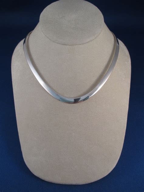 Sterling Silver Collar Necklace by Al Joe - Collar Necklace