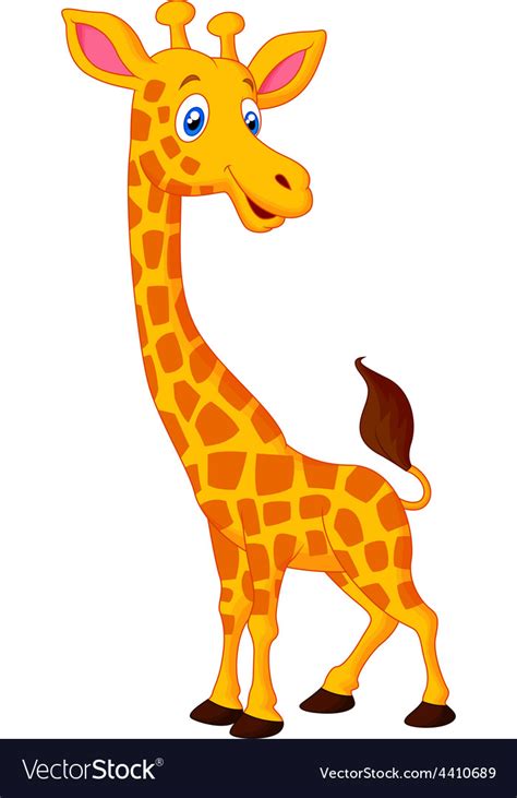 Cute Cartoon Giraffe Clip Art