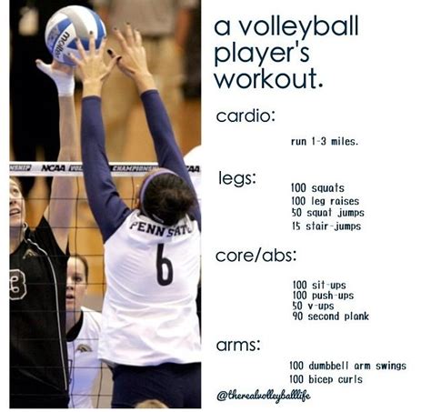 Vball Workout Volleyball Workouts Volleyball Training Volleyball Conditioning