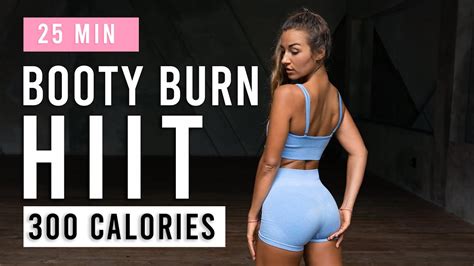 Min Hiit Workout To Grow Your Booty Burn Calories At Home No Equipment Youtube