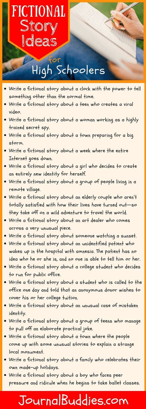 Fictional Story Ideas High School Writing Prompts Writing Prompts