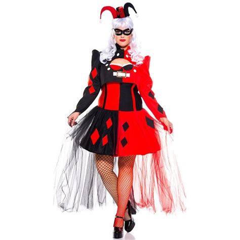 Plus Size Harley Quinn Costume Attire Plus Size
