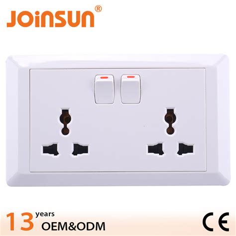 Details About Double Wall Socket 2 Gang Plug 13a With 3 Usb Port