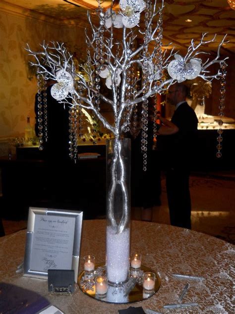 Crystal Wedding Tree Centerpieces