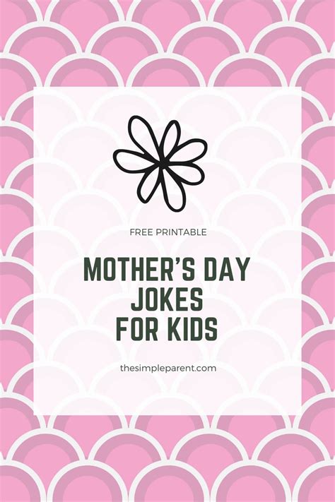 Mothers Day Jokes For Kids Laugh With Mom Free Printable Jokes