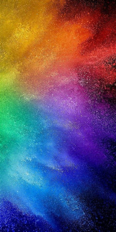 Iphone Rainbow Explosion Wallpaper