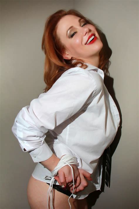 Ladies In Satin Blouses Maitland Ward Sexy White Blouse And Tie