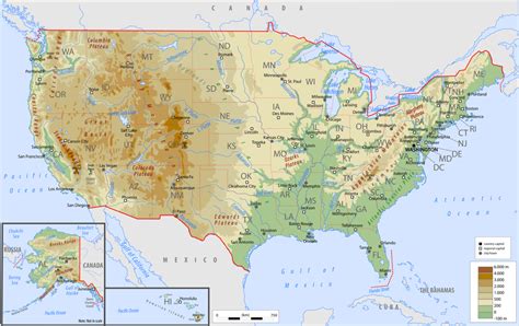 This post is called us map labeled. United States Map