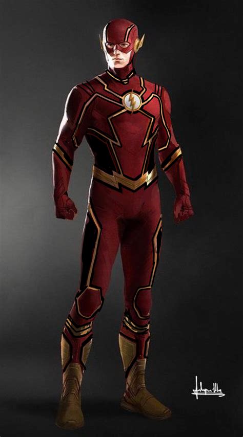 Saw This Concept Art Of The Flash And It Looked Pretty Awesome Rtheflash