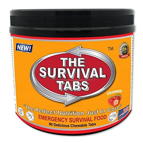 Survival Tabs 7 Day Food Supply Emergency Food Ration 90 Tabs Survival Mres For