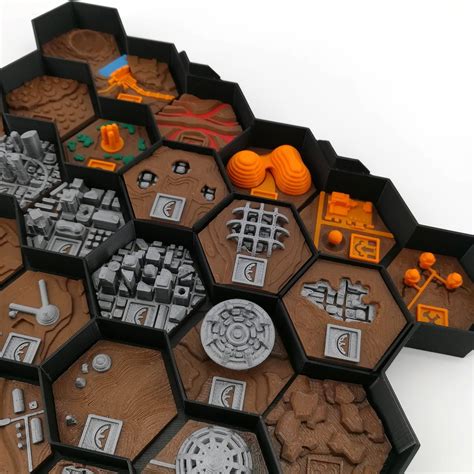 Terraforming Mars Tiles Big Box Upgrade Pack Etsy
