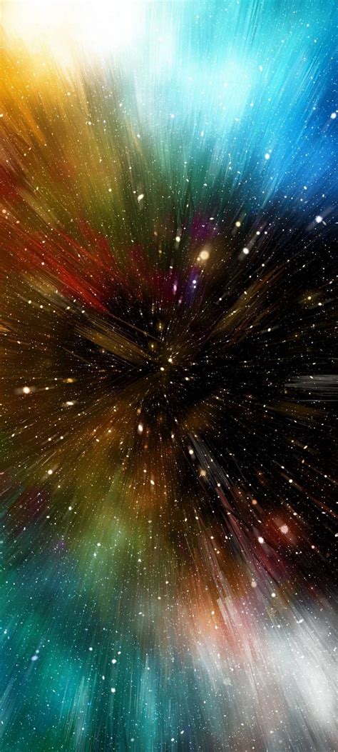 Universe Galaxy Multicolored 1080x2400