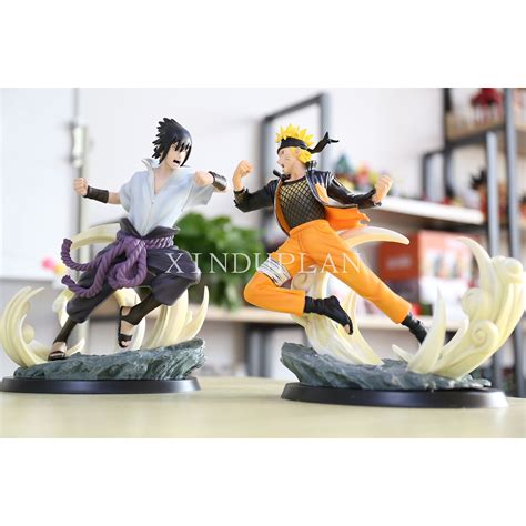 Xinduplan Naruto Tsume Anime Uzumaki Naruto Uchiha Sasuke Battle Statue