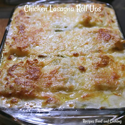 Chicken Lasagna Roll Ups With Asparagus