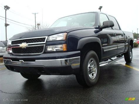 2007 Dark Blue Metallic Chevrolet Silverado 1500 Classic Lt Crew Cab