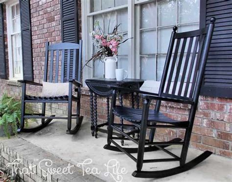 Painted Rocking Chair A Diy You Can Do That Sweet Tea Life