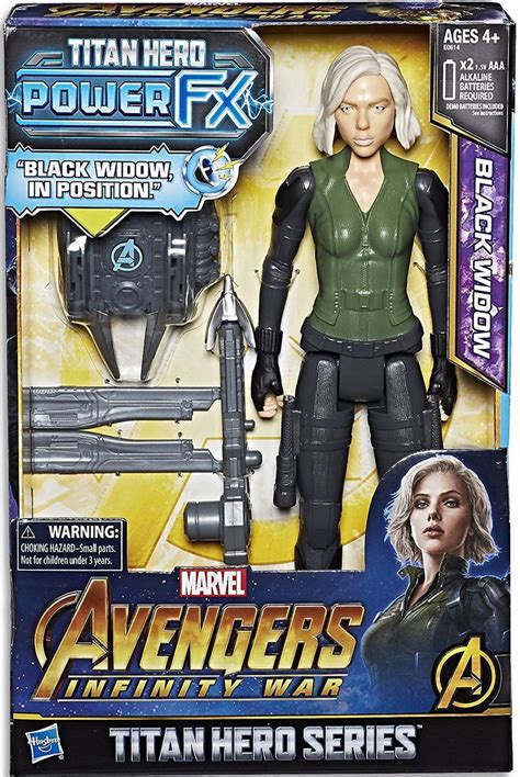 Marvel Avengers Infinity War Titan Hero Series Power Fx Black Widow 12