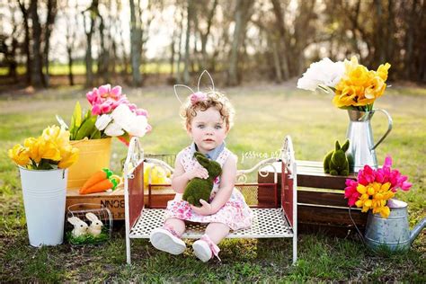 Easter Mini Session Outdoor Easter Photos Child Photography