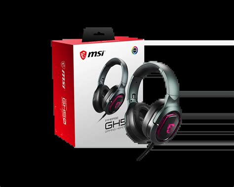 Msi Immerse Gh50 Surround Gaming Headset Tones Morgen In Huis