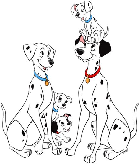 Pongo Perdita And Puppies Clip Art Images Disney Clip Art Galore
