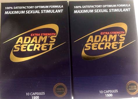 Adams Secret Male Enhancement Capsules Sexual Efficiency Enhancer 1500 2 Packs Icommerce On Web