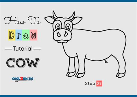How To Draw A Cow Cool2bkids