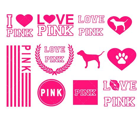 Love Pink SVG Bundle, PDF, PNG, Pink Nation SVG