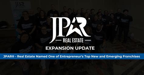 Jpar® Real Estate Named One Of Entrepreneur S Top New And Emerging Franchises Jpar® Real
